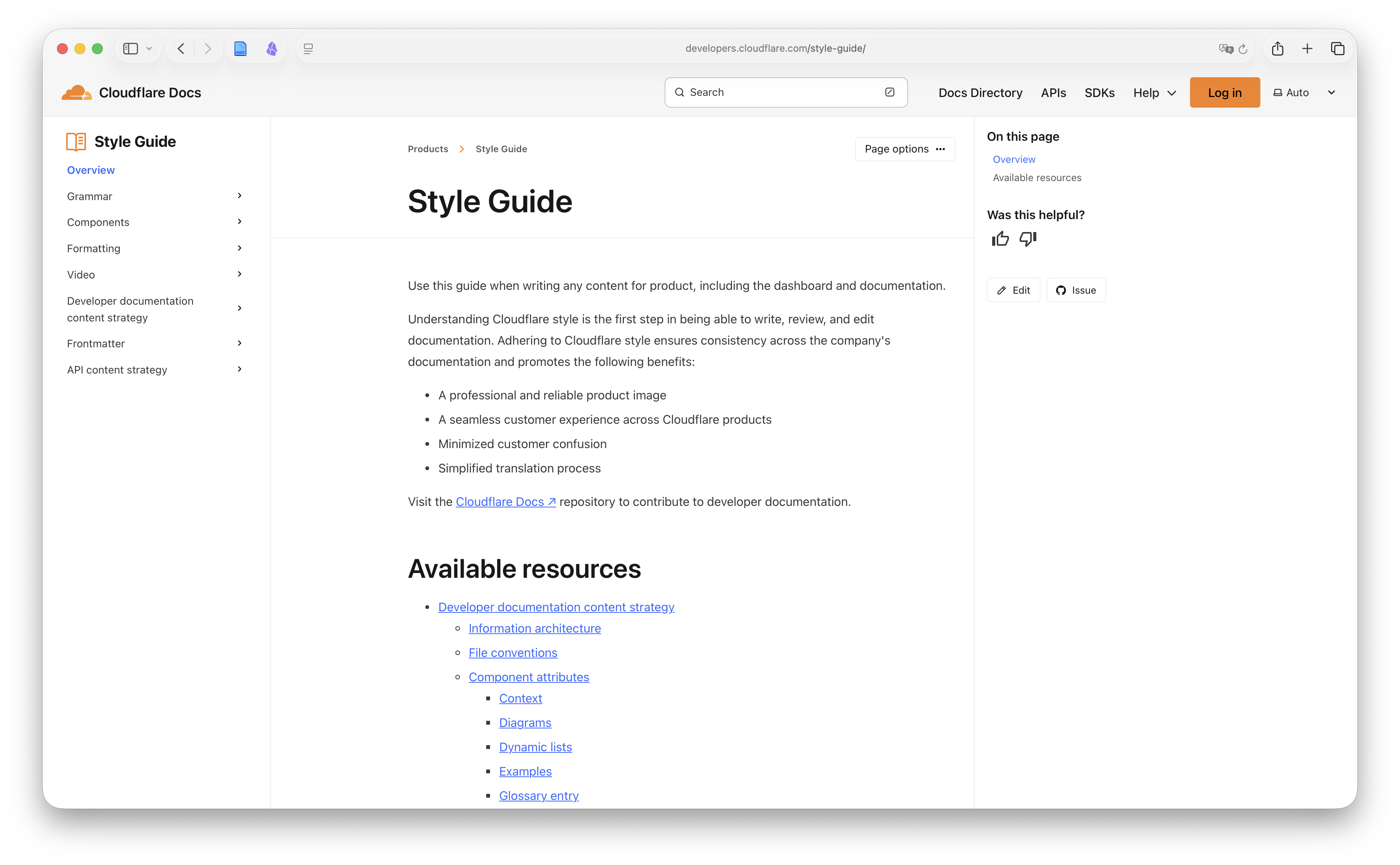 Cloudflare Style Guide Cloudflare Style Guide